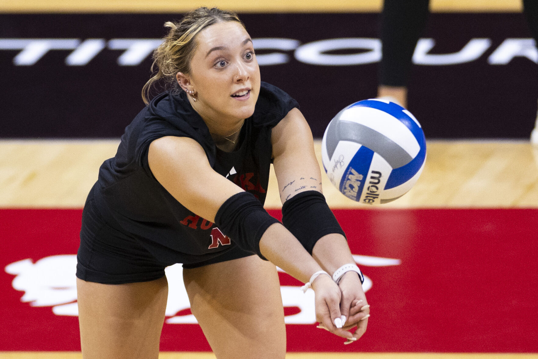 NU volleyball practice
